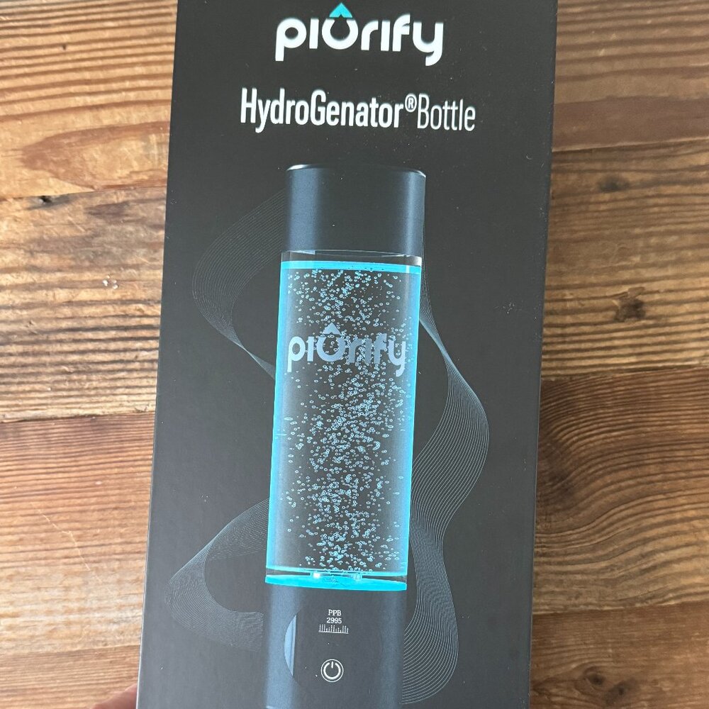 Piurify Hydrogen Water Bottle Generator (Black)